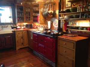My log cabin kitchen!